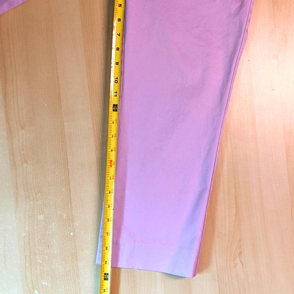 Lands' End Pink Cropped Pants, 6 - Picture 7 of 8